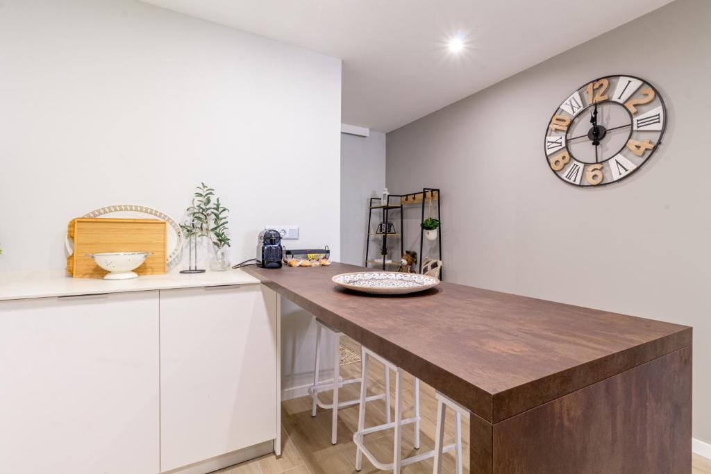 A kitchen or kitchenette at Moderno, Castro, Corazón de Vigo