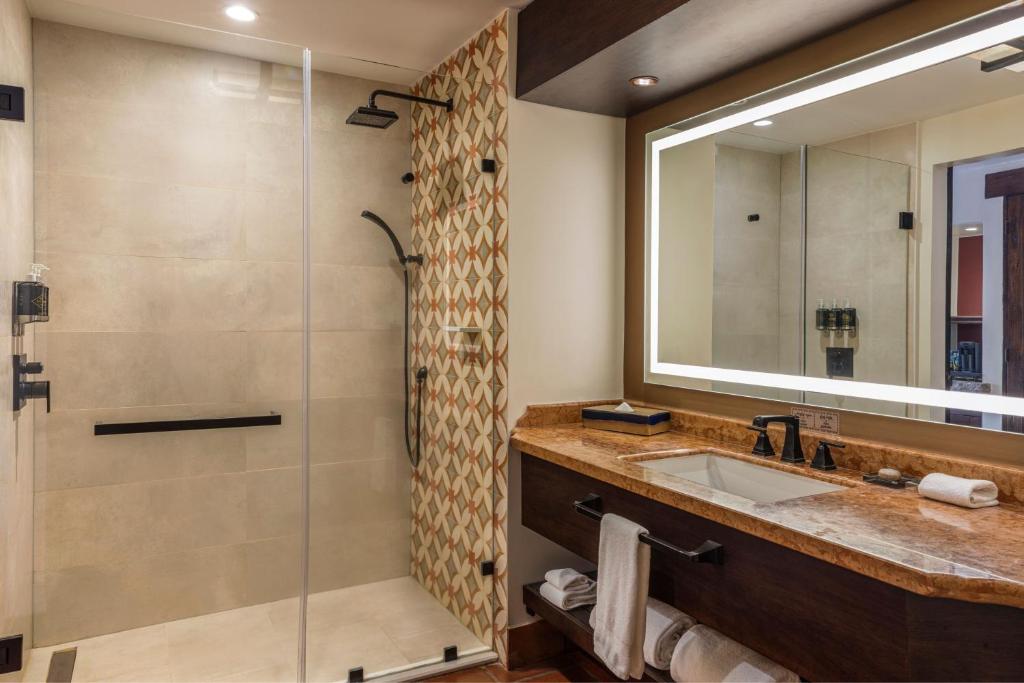 Koupelna v ubytování Costa Rica Marriott Hotel Hacienda Belen