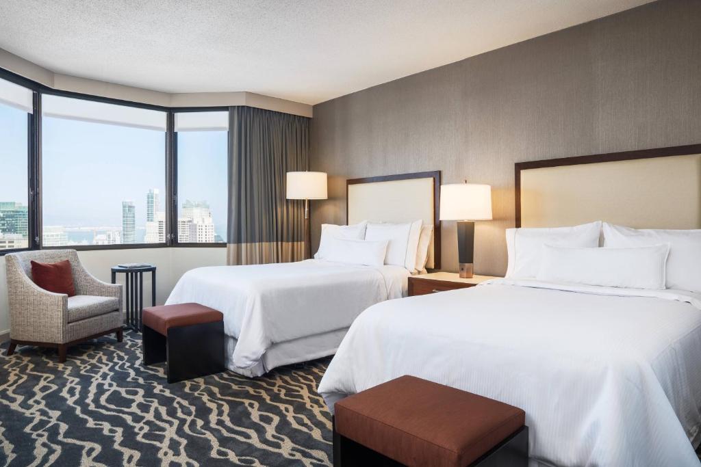 The Westin St. Francis San Francisco on Union Square - 客房，2双，有限的视图