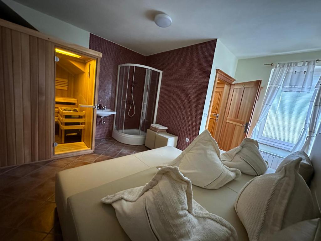 Postel nebo postele na pokoji v ubytování B&B Villa Angelina