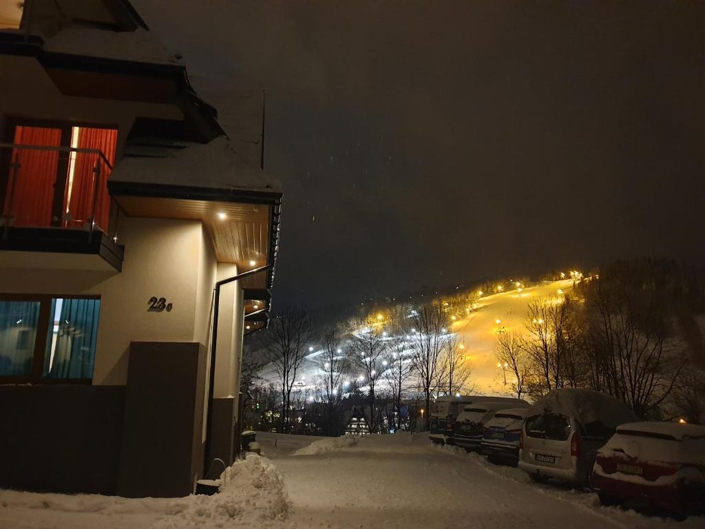 Apartamenty Widok Tatr v zime