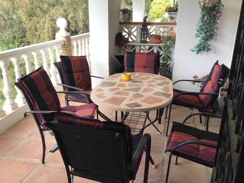 Balkón alebo terasa v ubytovaní Andalusian style villa