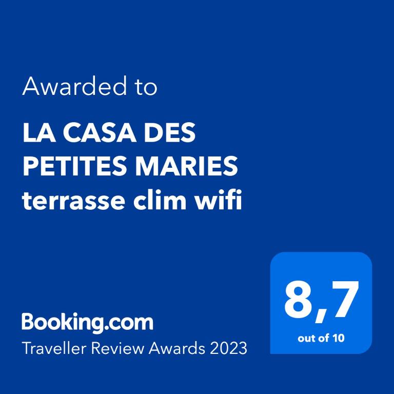 LA CASA DES PETITES MARIES terrasse clim wifi - One-Bedroom Apartment