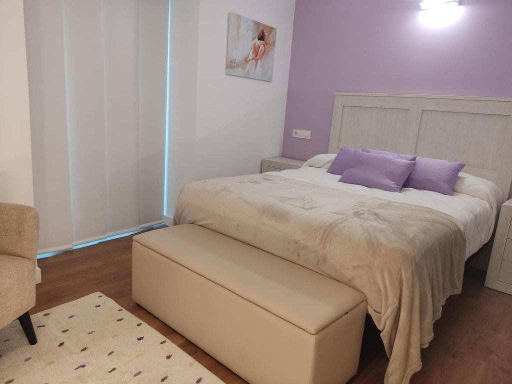 Postel nebo postele na pokoji v ubytování Armada Sacra A Teixeira