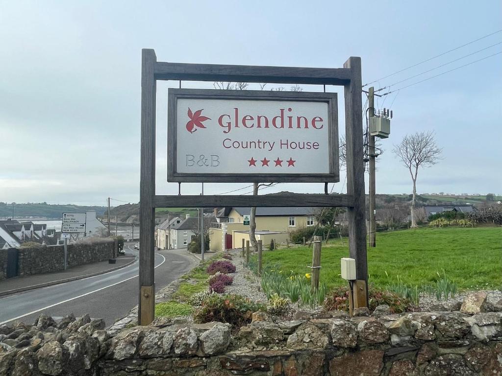 Certifikát, hodnocení, plakát nebo jiný dokument vystavený v ubytování Glendine Country House Wexford