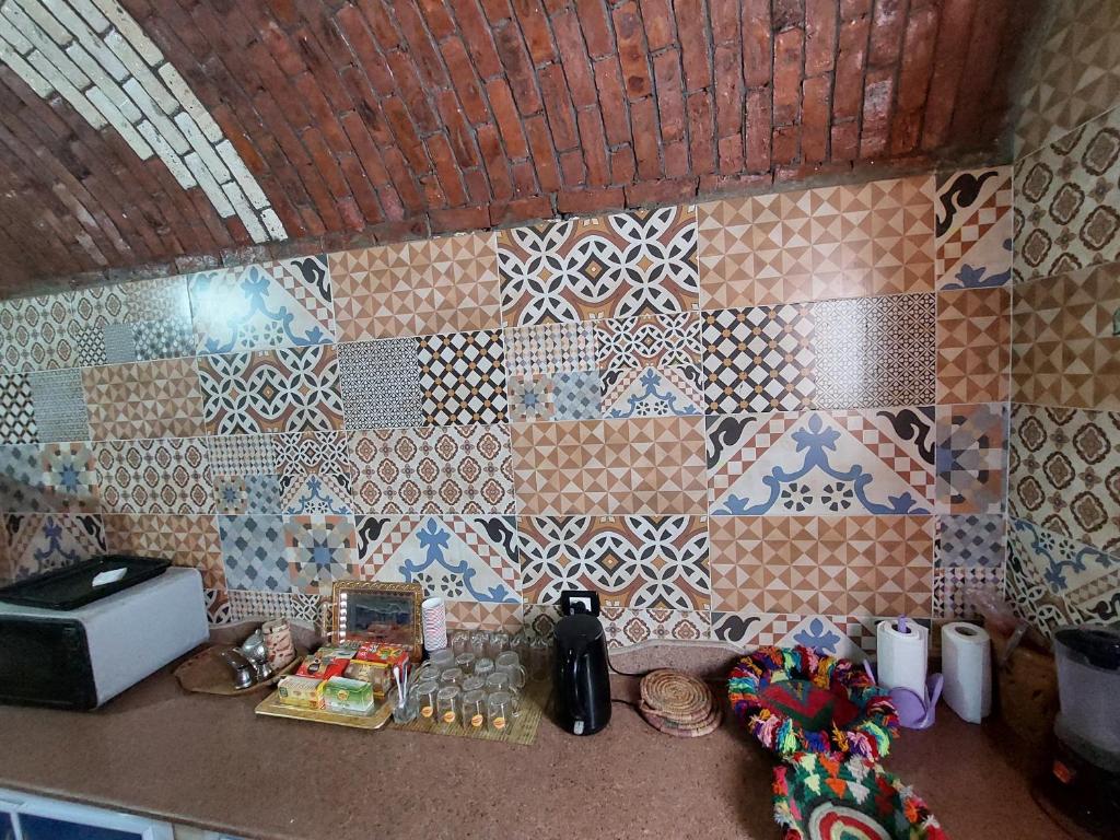 Kuchyň nebo kuchyňský kout v ubytování Mostafa guesthouse