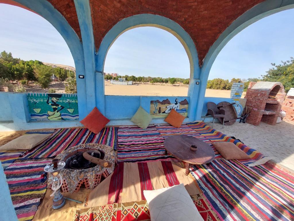 Posezení v ubytování Mostafa guesthouse