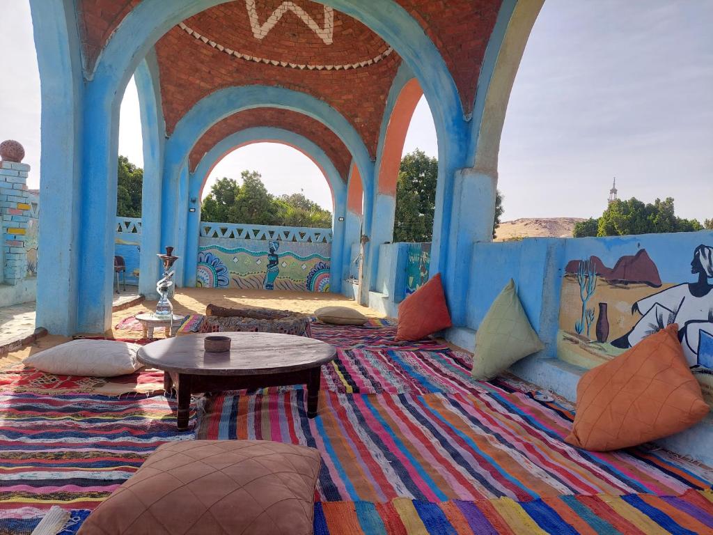 Posezení v ubytování Mostafa guesthouse