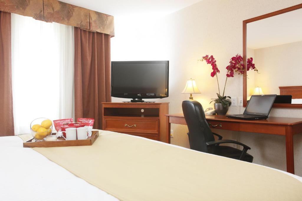 TV a/nebo společenská místnost v ubytování Stonebridge Hotel Dawson Creek