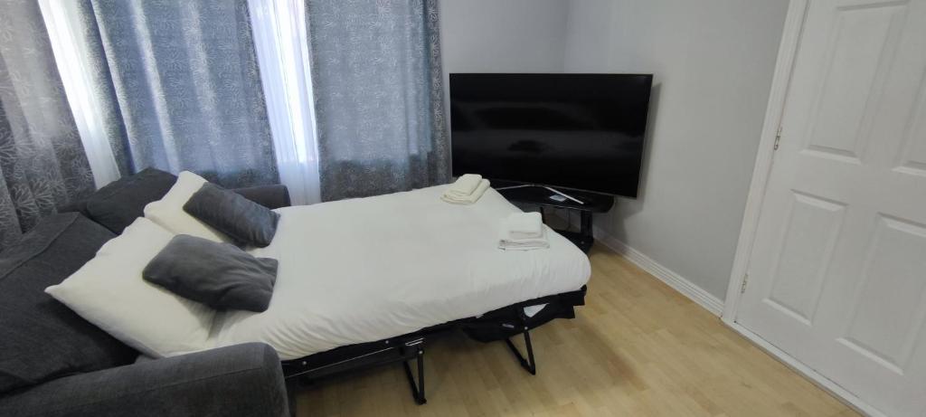 TV a/nebo společenská místnost v ubytování Apartment in the heart of wexford town