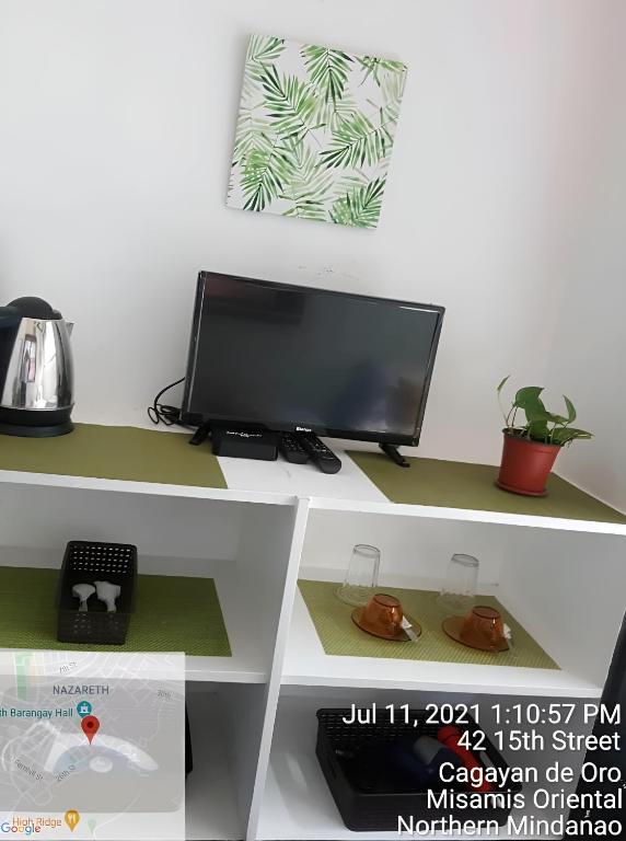 TV a/nebo společenská místnost v ubytování CASA MARGA