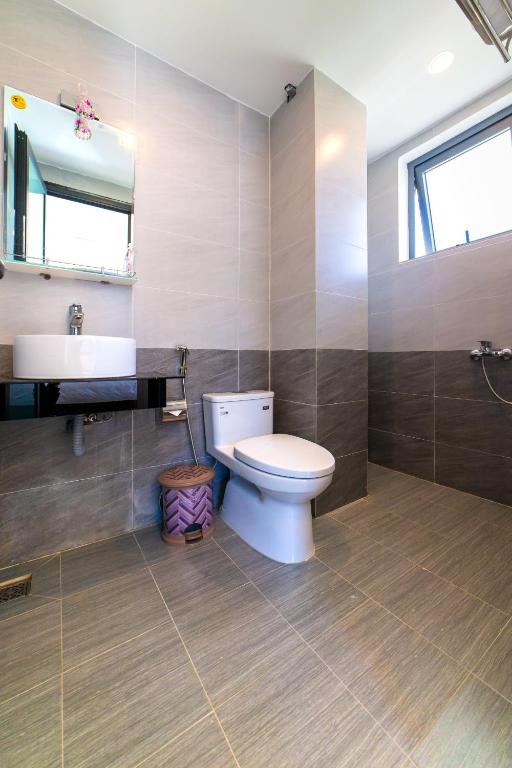 Phòng tắm tại Đà Lạt Cao Nguyên Hotel