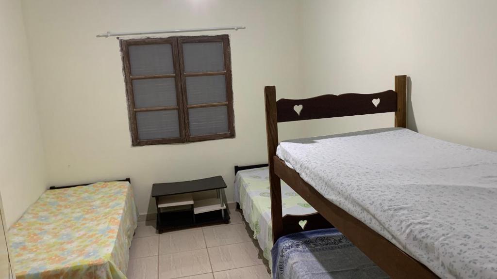 Poschodová posteľ alebo postele v izbe v ubytovaní Casa pedrinhas