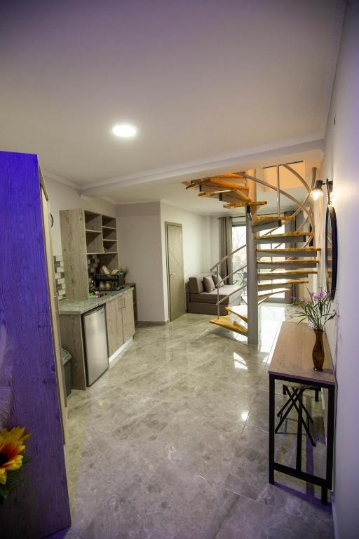 Dapur atau dapur kecil di Artemida Suites