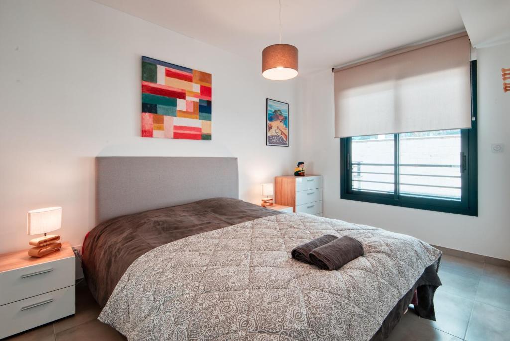 Posteľ alebo postele v izbe v ubytovaní Ô Fil de l'Eau - Appartement standing vue mer A08 T2