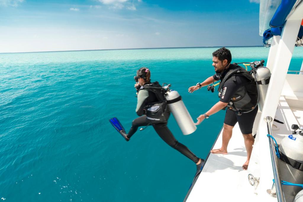 Clientes alojados en Dhigufaru Island Resort