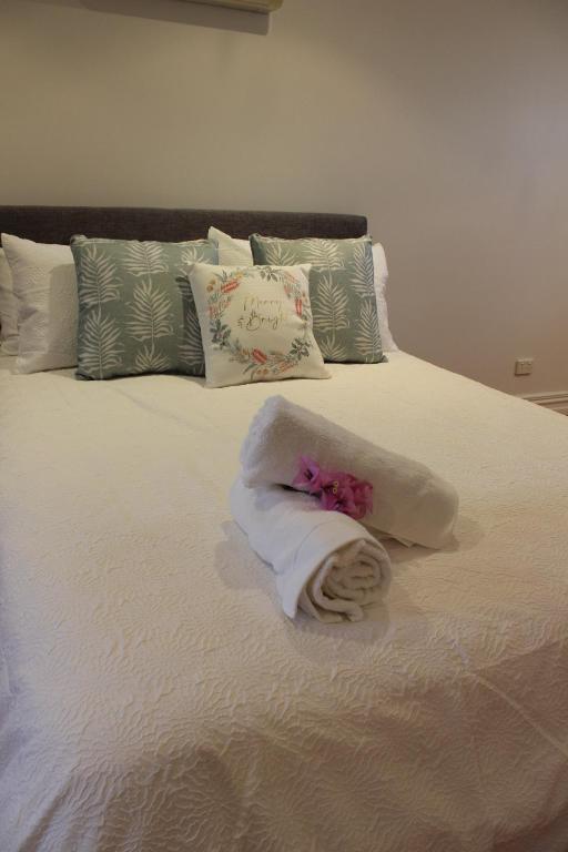 Letto o letti in una camera di Bubbles and Waves