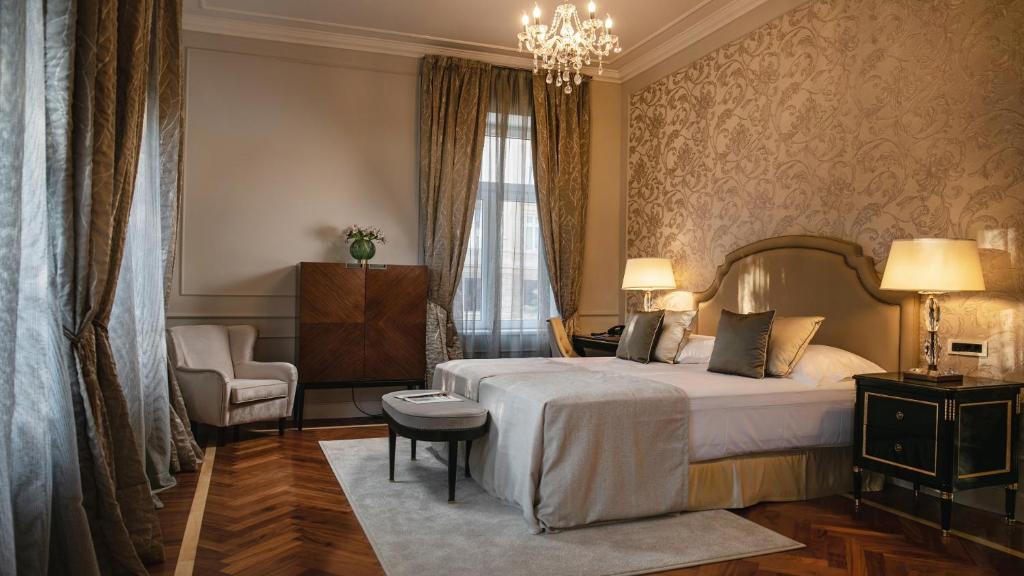 Postel nebo postele na pokoji v ubytování Amadria Park Hotel Sveti Jakov