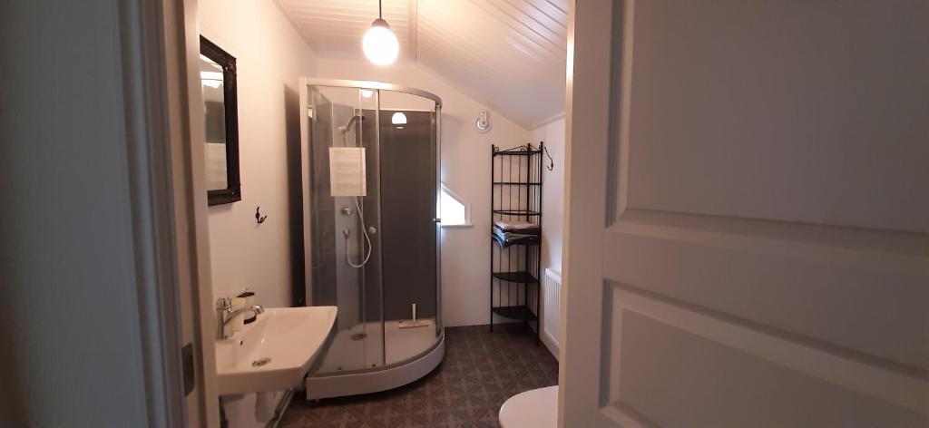 Koupelna v ubytování B&B Idala