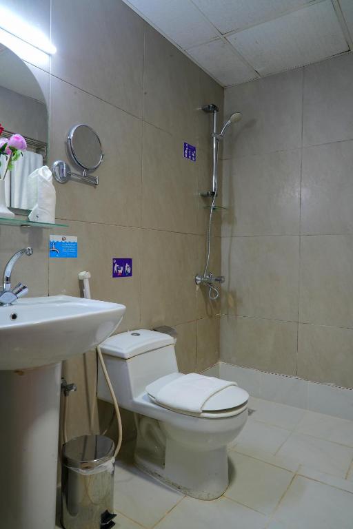 Koupelna v ubytování Saraya Al Deafah Hotel