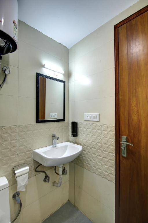 Koupelna v ubytování Hotel TMS Grand