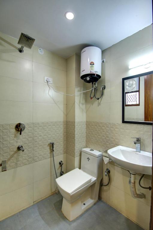 Koupelna v ubytování Hotel TMS Grand