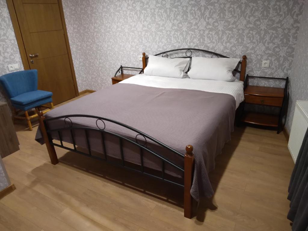 Postel nebo postele na pokoji v ubytování Lam Lha