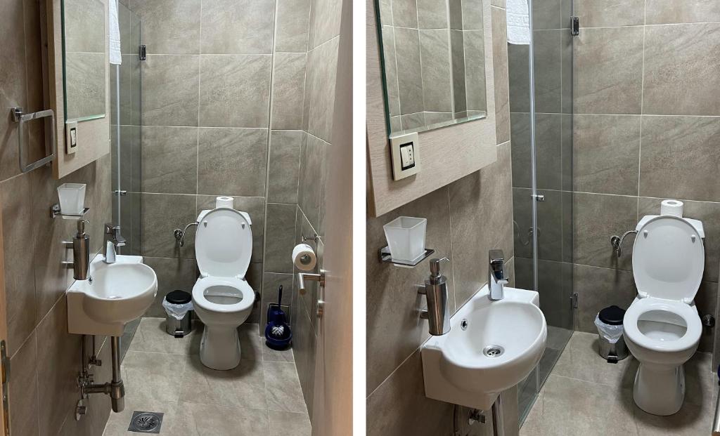 Koupelna v ubytování City SMART