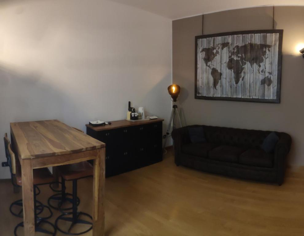 A seating area at Brera