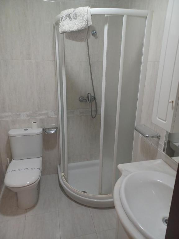 Łazienka w obiekcie Hotel 2 de mayo 2