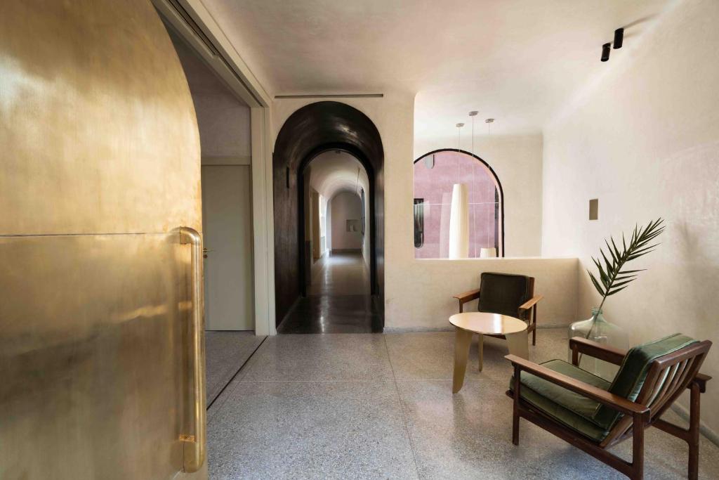 Posezení v ubytování Maison Brummell Majorelle