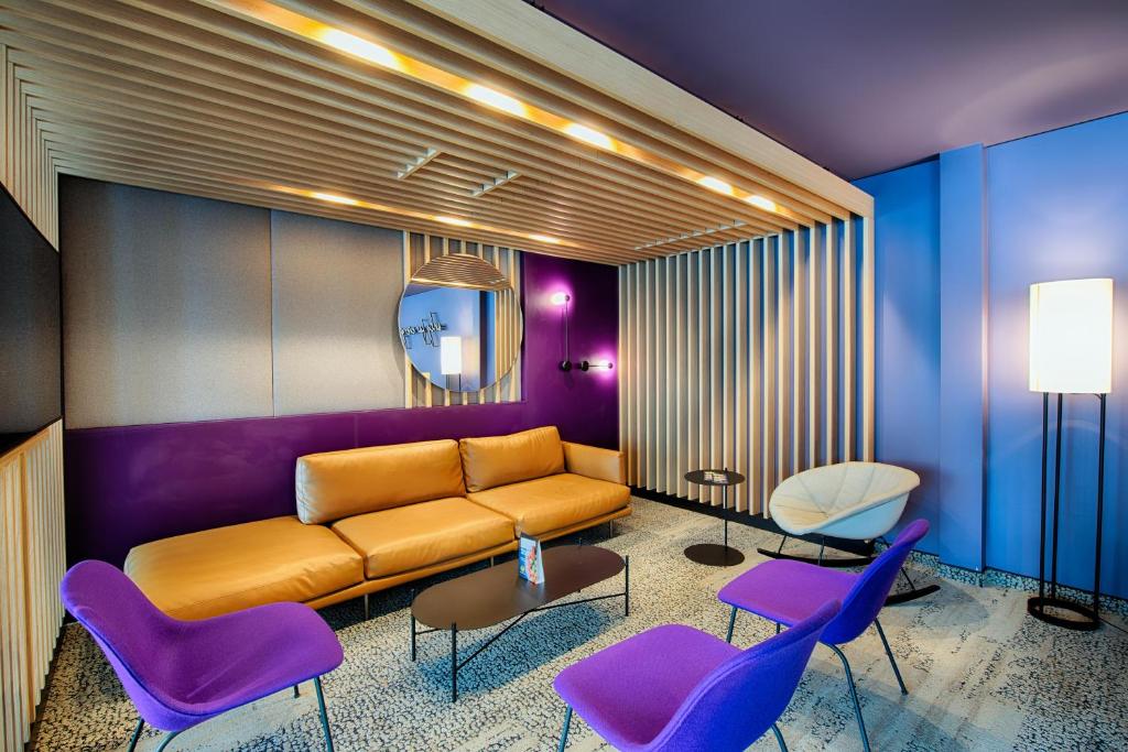 Posezení v ubytování B&B Hotel Augsburg-West