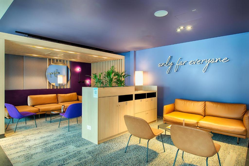 Posezení v ubytování B&B Hotel Augsburg-West