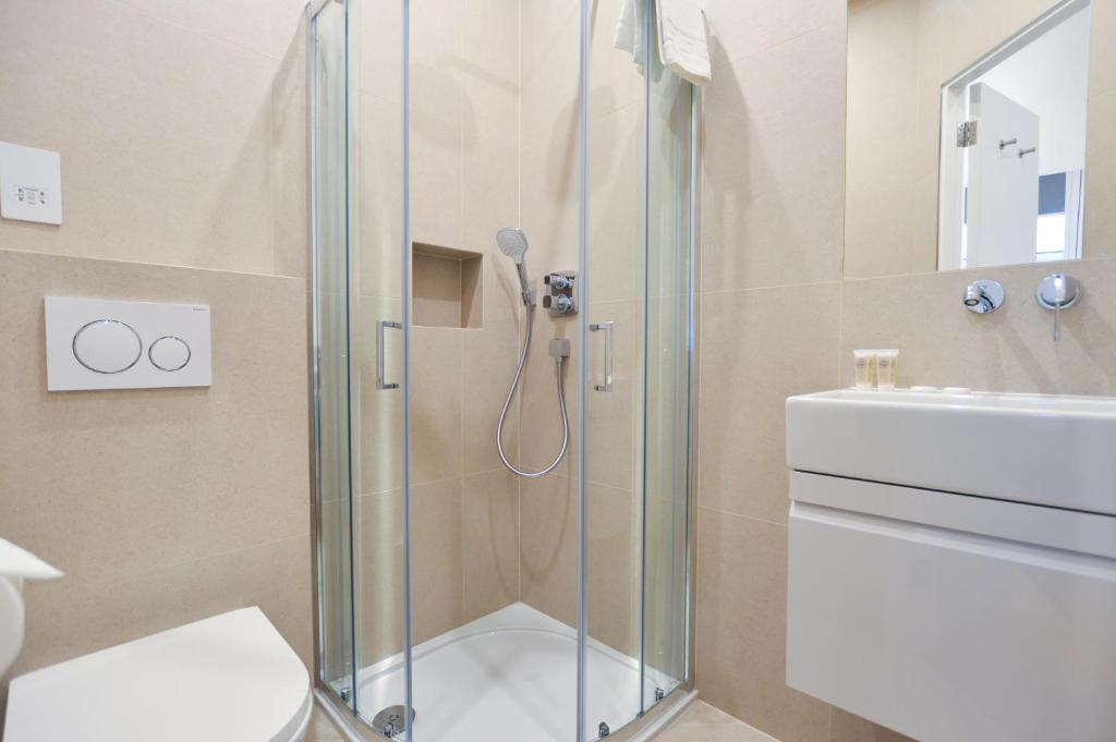 Koupelna v ubytování West Hampstead Serviced Apartments by Concept Apartments