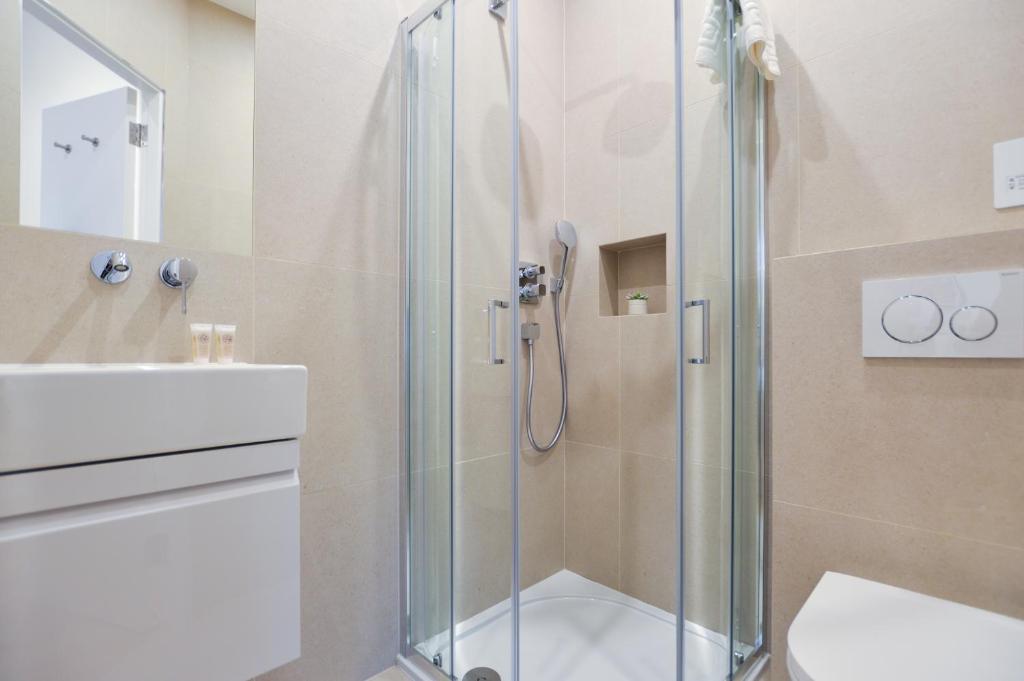 Koupelna v ubytování West Hampstead Serviced Apartments by Concept Apartments