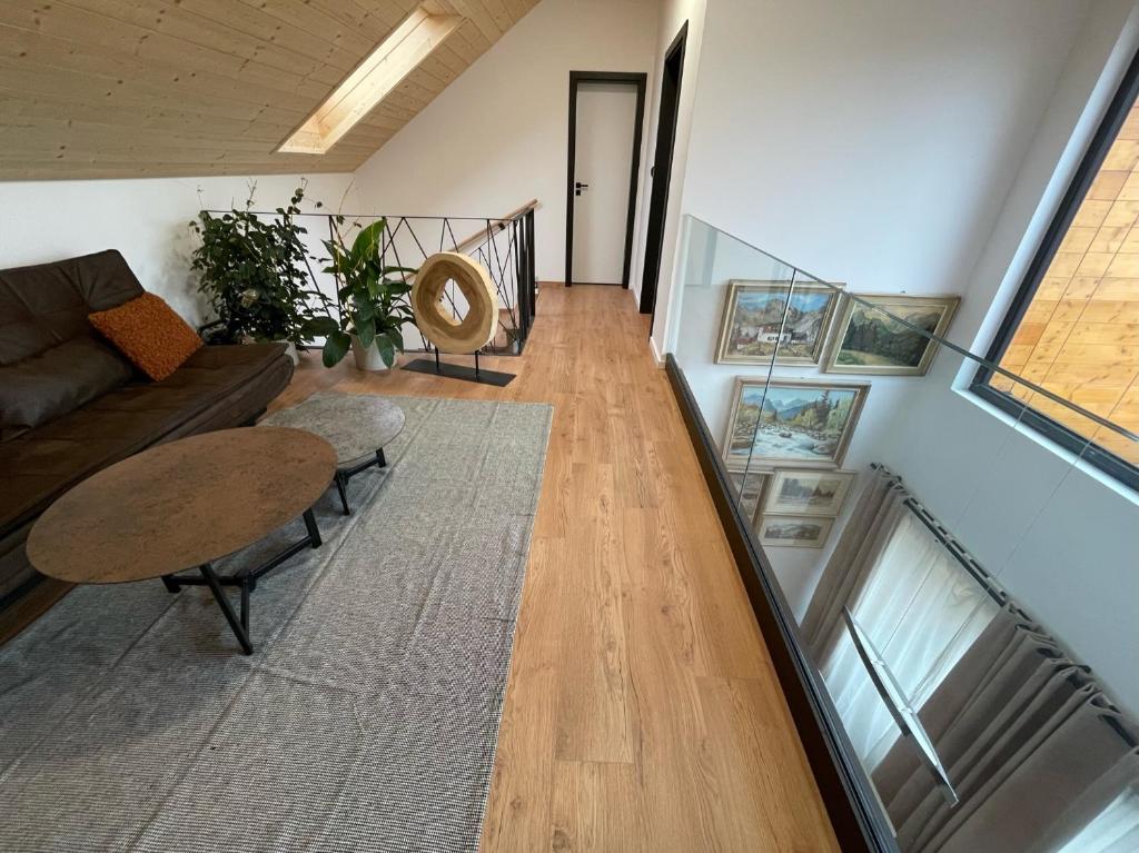 Posezení v ubytování Chalet Sijkovsky