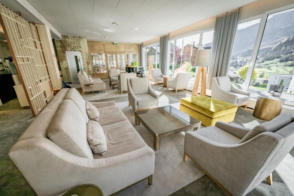 Le Bristol Leukerbad - Resim 25