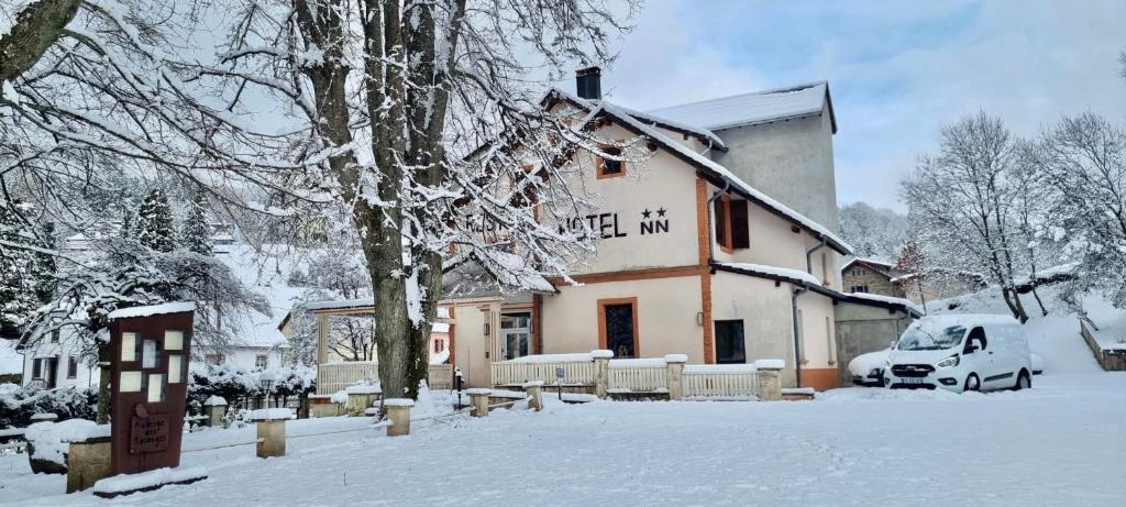 Auberge Des Mésanges v zimě