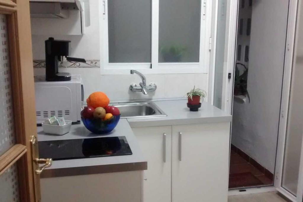 A kitchen or kitchenette at Apartamento La flor de Mayo