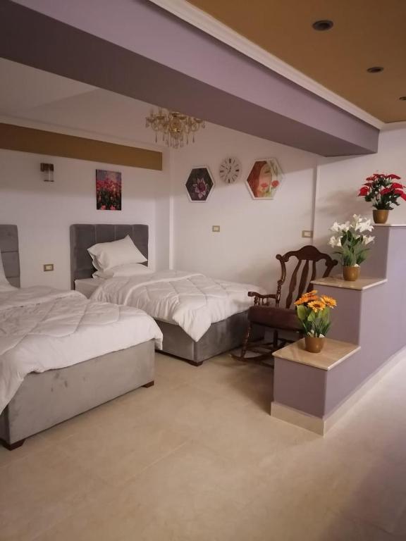 Postel nebo postele na pokoji v ubytování Cozy fully furnished studio