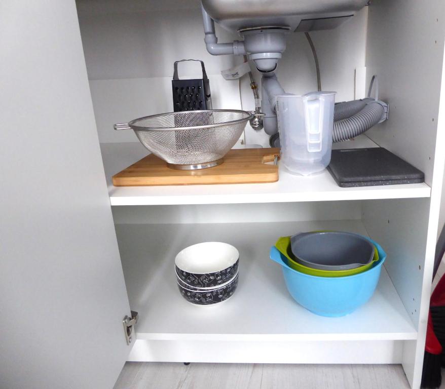 Kuchyňa alebo kuchynka v ubytovaní Wohhhlfühl Appartement im Zentrum Graz