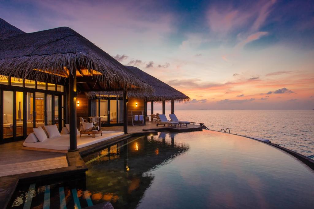 JA Manafaru, Maldives - 两居室海洋住宅与家庭无边游泳池