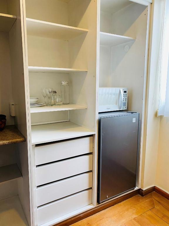Kuchyň nebo kuchyňský kout v ubytování Suites Metropoli