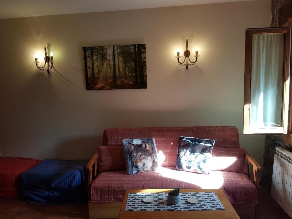 Posezení v ubytování Apartamentos el Sauco
