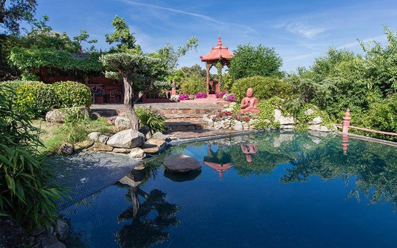 Vonkajšia záhrada v ubytovaní Casa Jardín Oriental