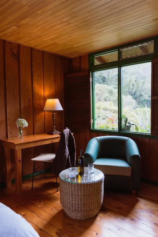 Posezení v ubytování Trogon Lodge