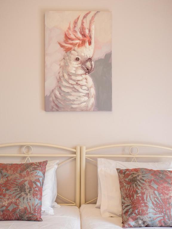 Postel nebo postele na pokoji v ubytování Euphoria Country House