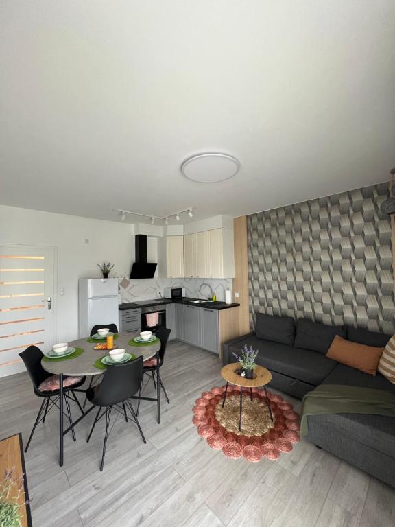 Kuchyňa alebo kuchynka v ubytovaní Apartament Sportowa