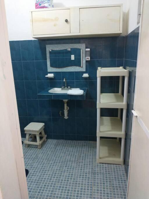 Koupelna v ubytování Casa Merech