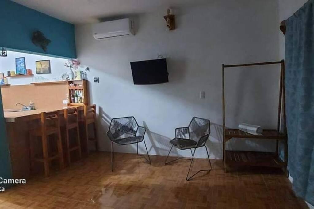 TV a/nebo společenská místnost v ubytování Casa Merech